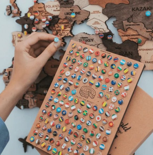 Flags Push Pins